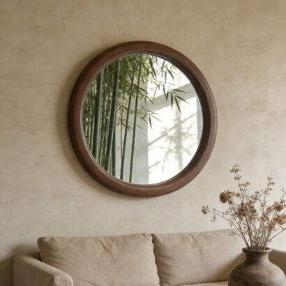 MK001 wood framed mirror